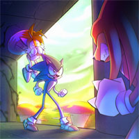 Keely Mikkelson Sonic, Tails, Knuckles Art