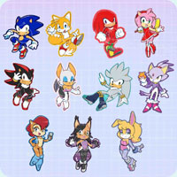 Sombaholic Sonic Characters