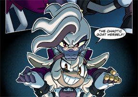 Sonic Dr. Starline & the Chaotic Goat Art