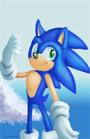 Sonic Poster Art by SuperSparkey