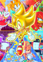 TheChaosSpirit Super Sonic Print