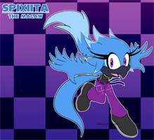 Spixiita the Macaw, by KizunaDragon