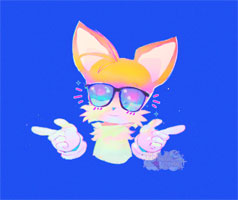Cool Tails the Fox, by Nebula Cone