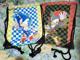 Sonic and Shadow Bags, by SegaMew