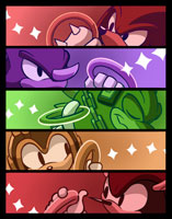 Chaotix Poster Art, by Sikyu