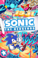 Sonic pop culture poster by Tyson Hesse